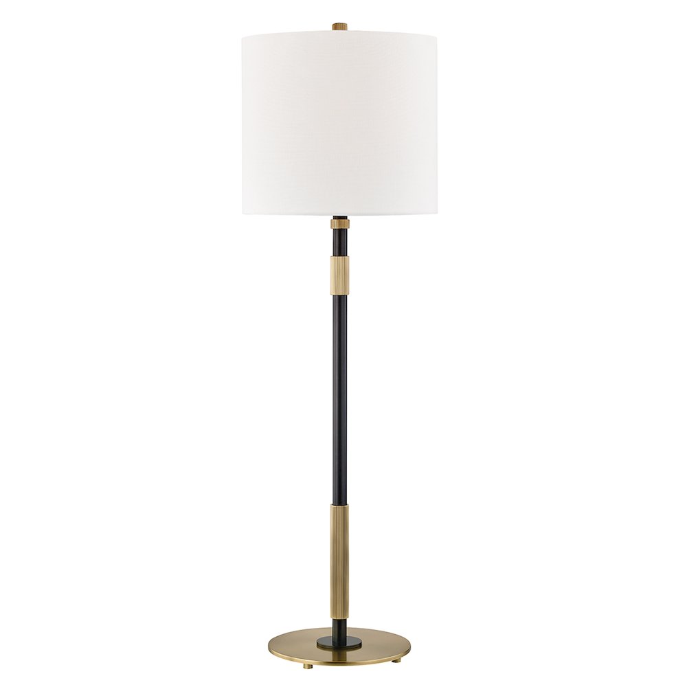 Bowery Table Lamp, Aged Brass, Old Bronze. Picture 1