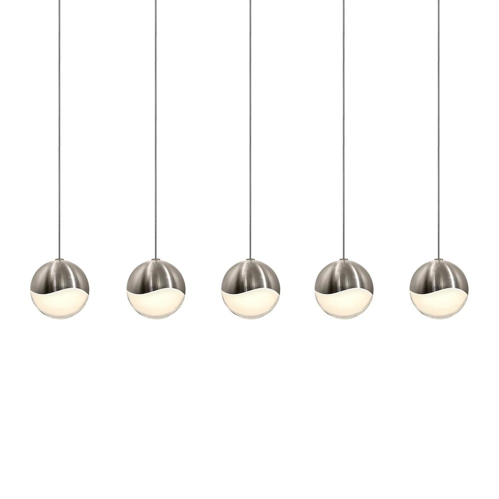 Grapes Pendant, Satin Nickel. Picture 1
