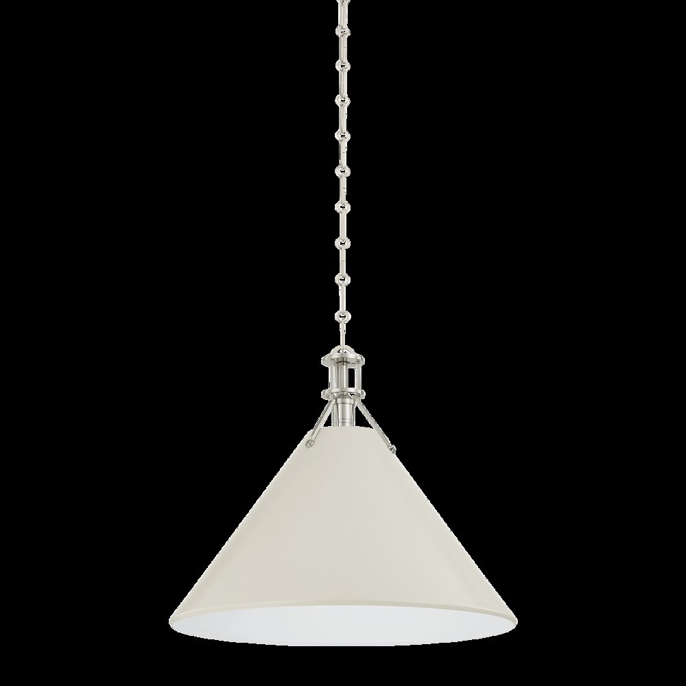 Painted No. 2 Pendant, Polished Nickel. Picture 1
