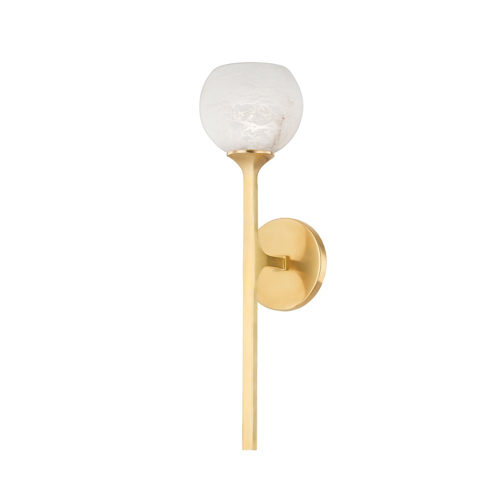 Melton Wall Sconce, Aged Brass. Picture 1