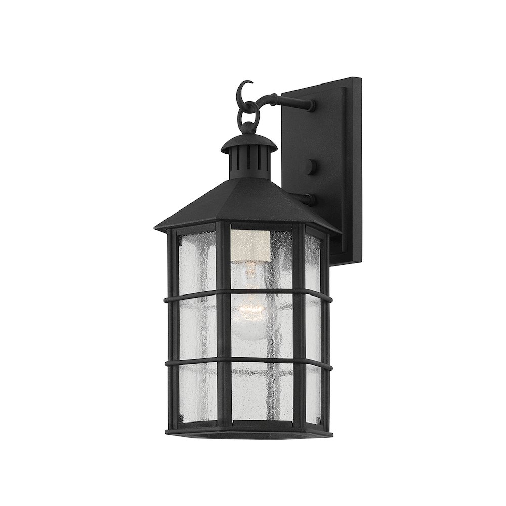 Lake County Exterior Wall Sconce, French Iron. Picture 1