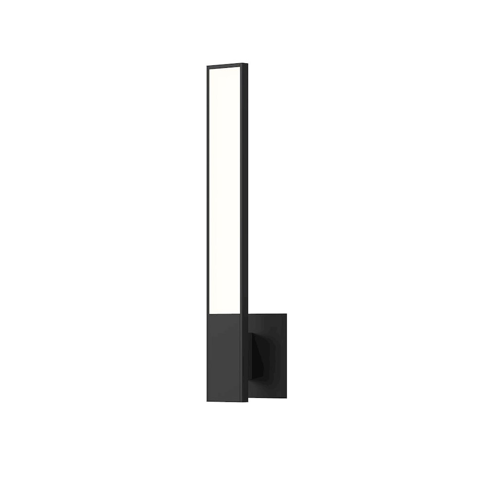 Planes Wall Sconce, Satin Black. Picture 1