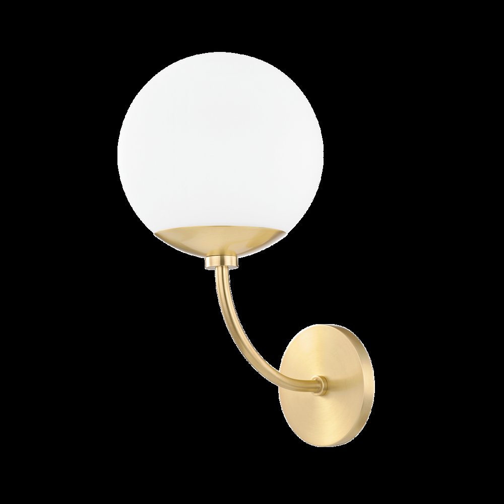 Carrie Wall Sconce, Aged Brass. Picture 1