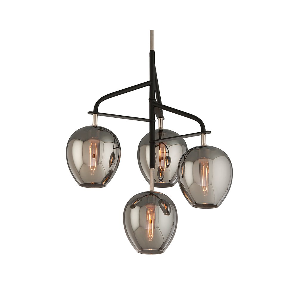 Odyssey Chandelier, Texture Black. Picture 1