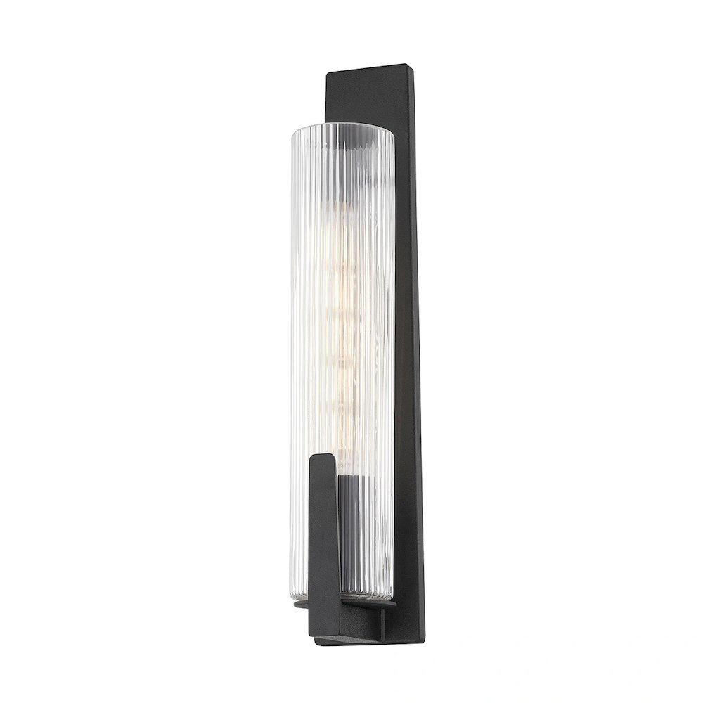 Malakai Wall Sconce In Forged Iron Color. Picture 1