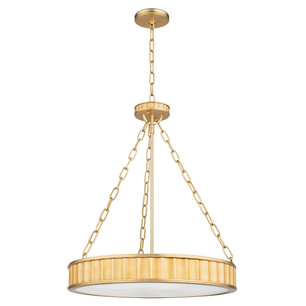 Middlebury Pendant, Aged Brass. Picture 1