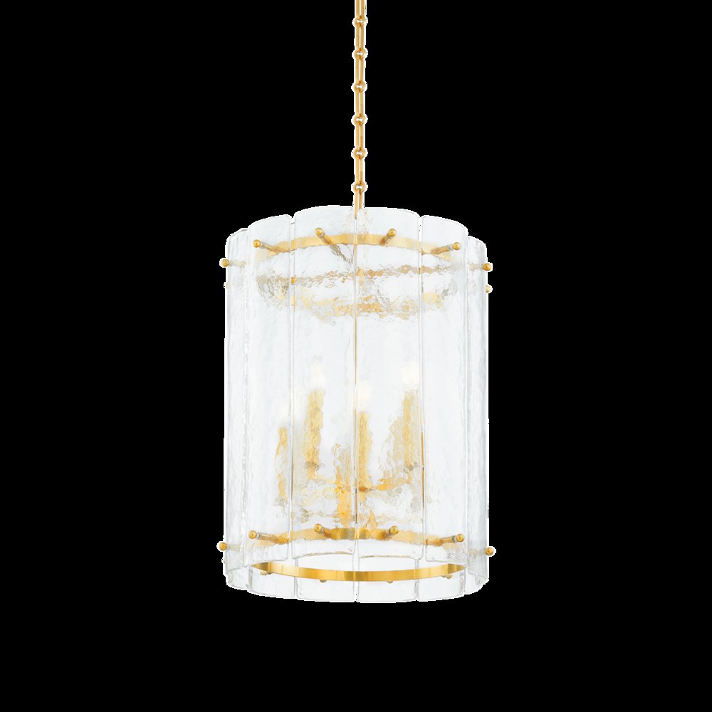 Rio Lantern, Vintage Polished Brass. Picture 1