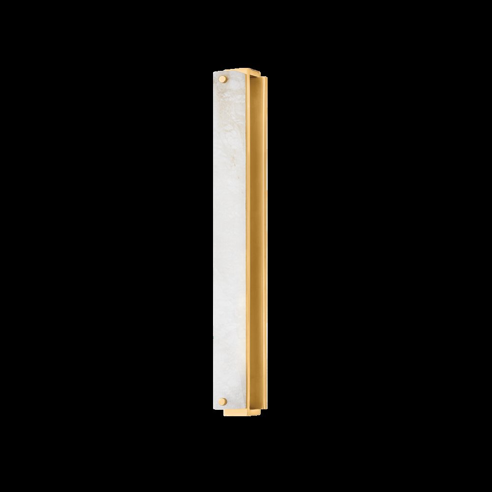 Edgemere Wall Sconce, Aged Brass. Picture 1