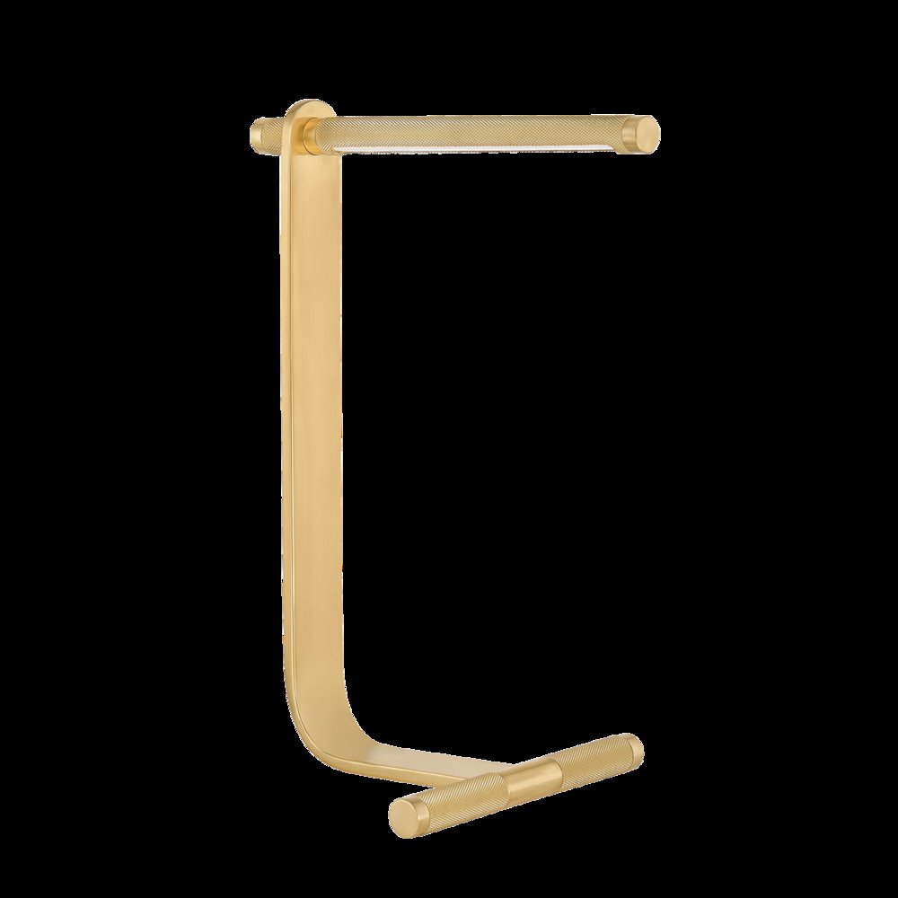 Deptford Table Lamp, Aged Brass. Picture 1