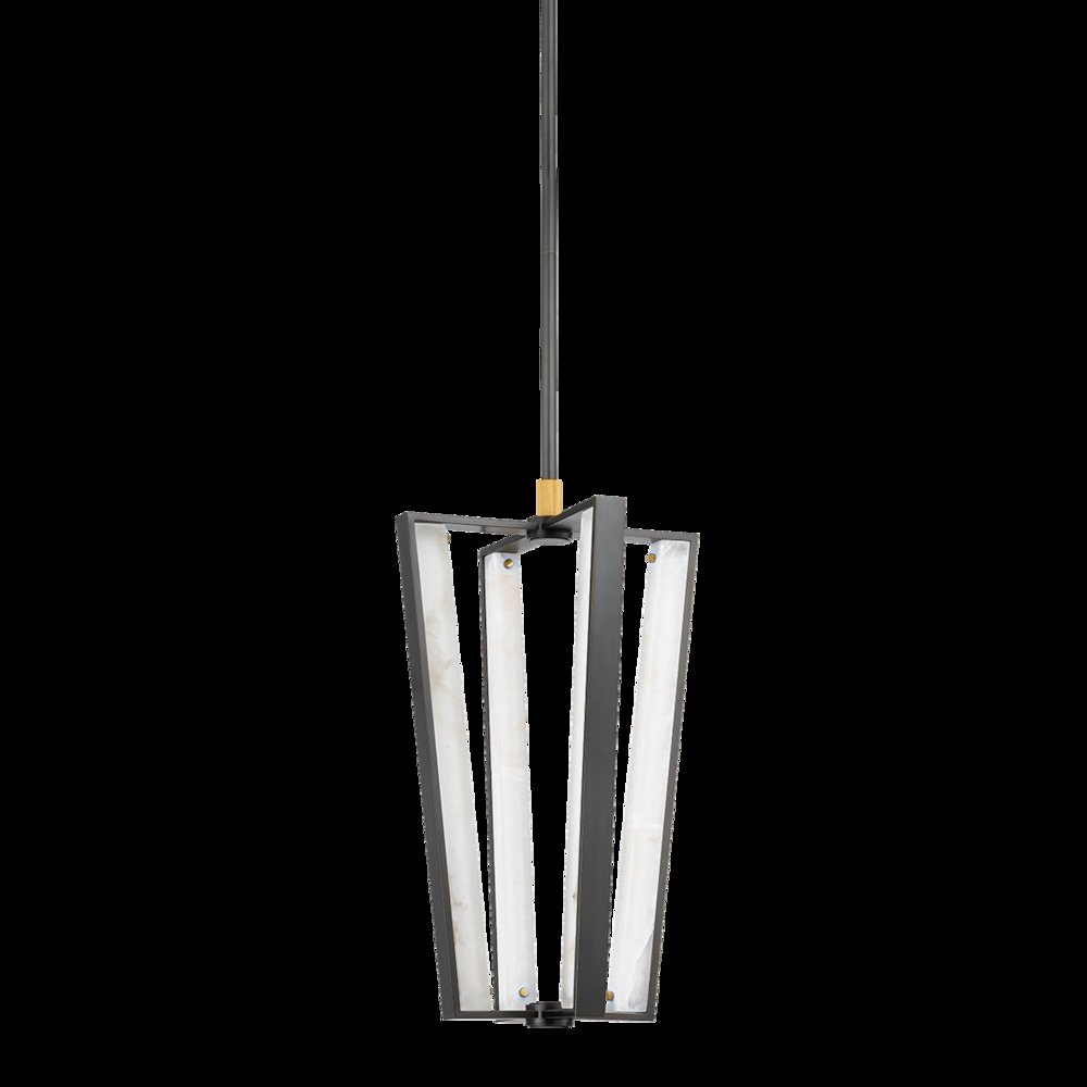 Edgemere Pendant, Aged Brass. Picture 1