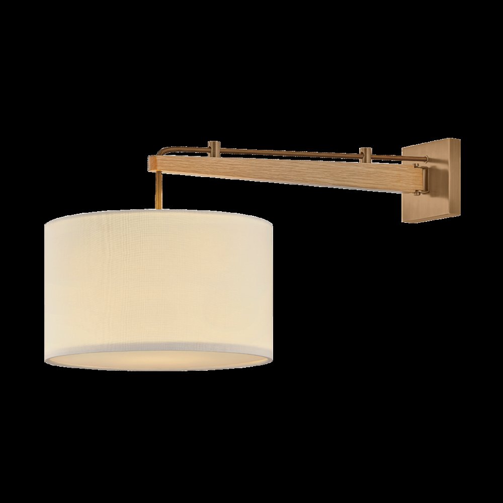 Mailo Wall Sconce, Patina Brass. Picture 1