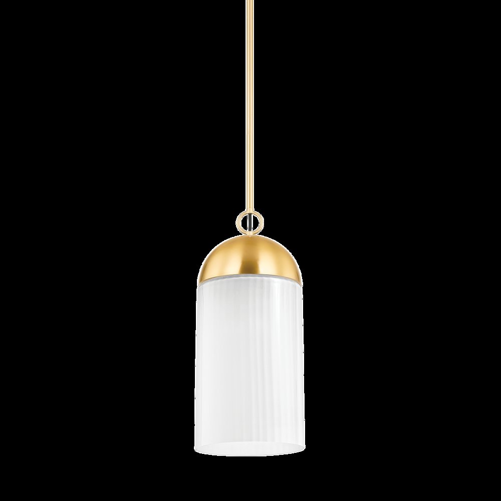 Emory Pendant, Aged Brass. Picture 1