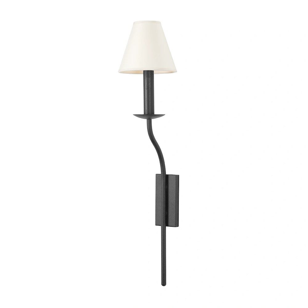 Lomita Wall Sconce In Forged Iron Color. Picture 1