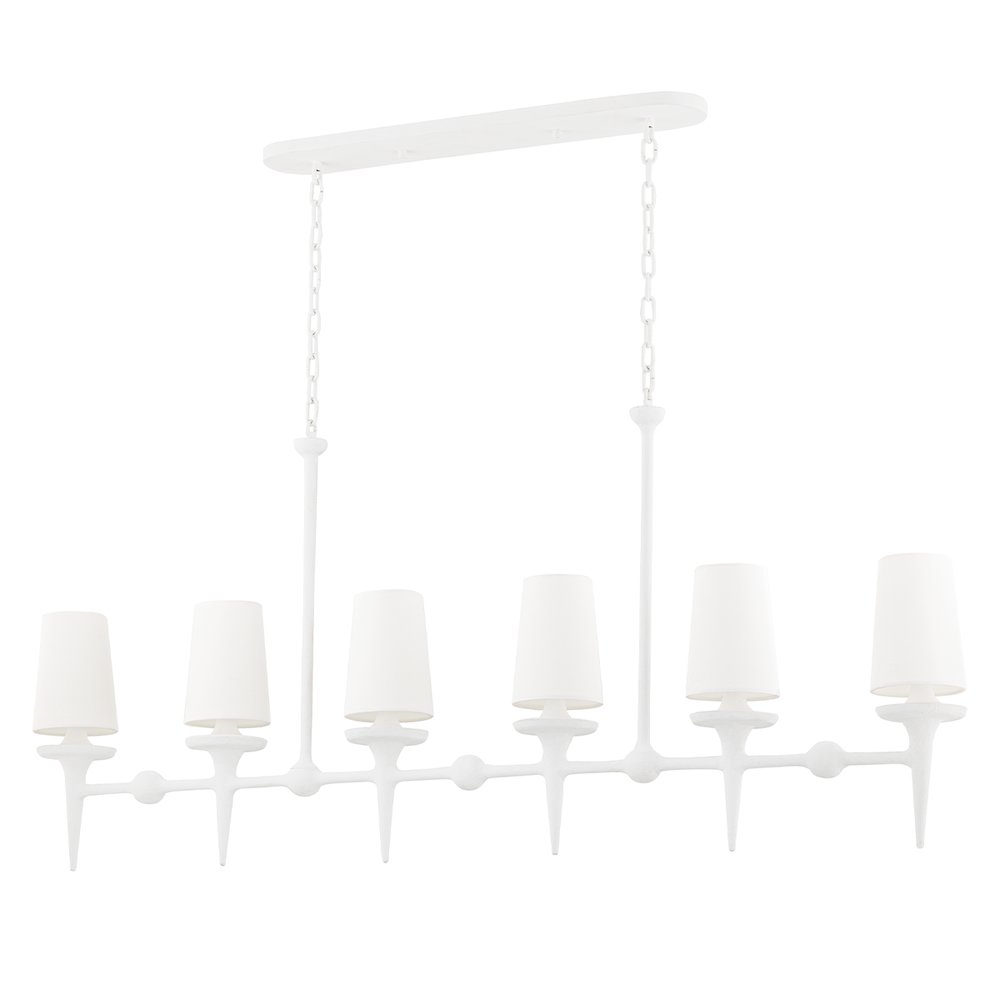 Torch Linear, White Plaster. Picture 1