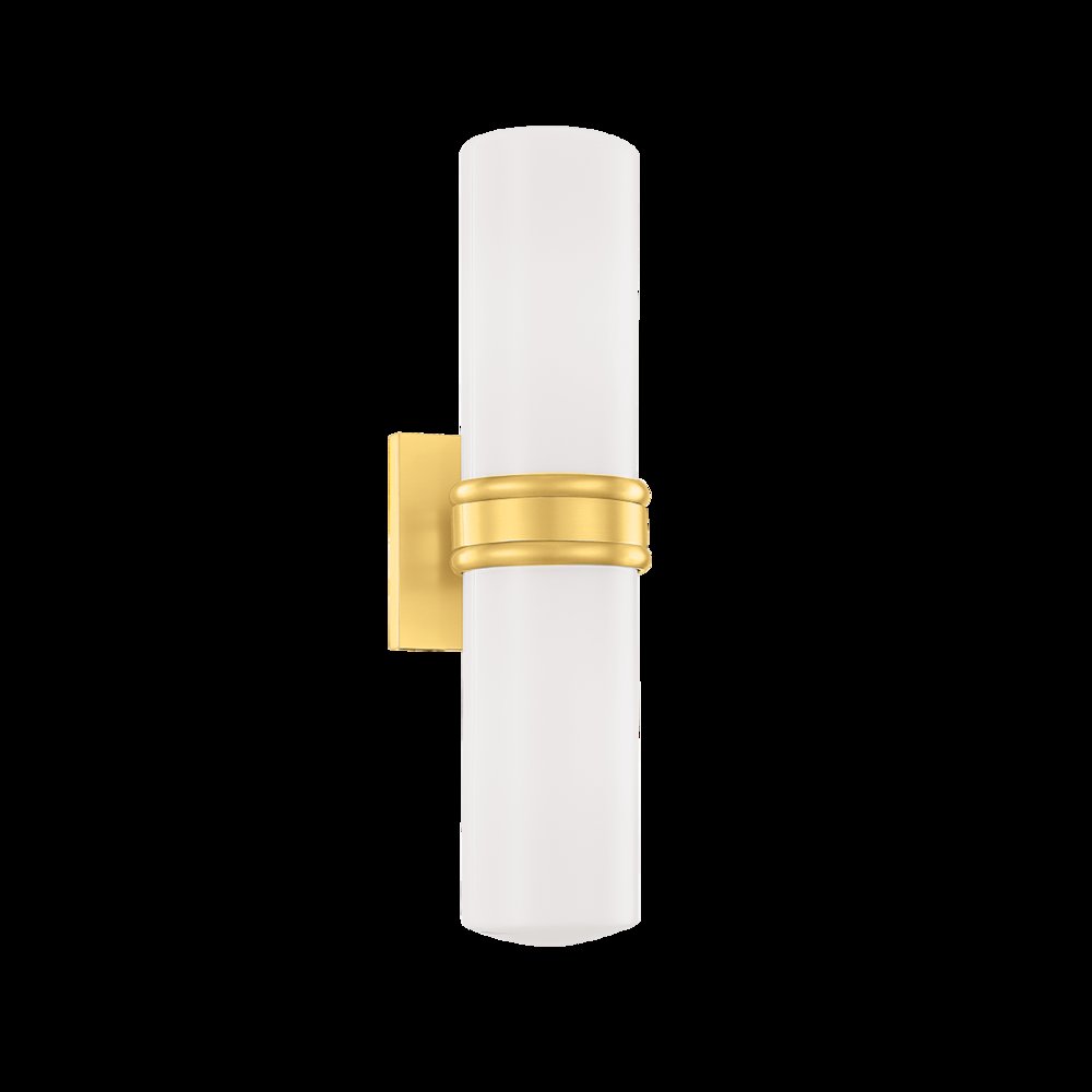 Natalie Wall Sconce, Aged Brass. Picture 1