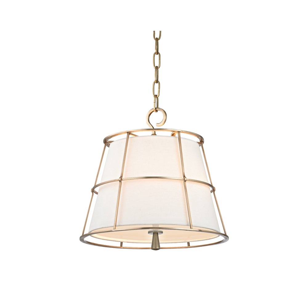 Savona Pendant, Aged Brass. Picture 1