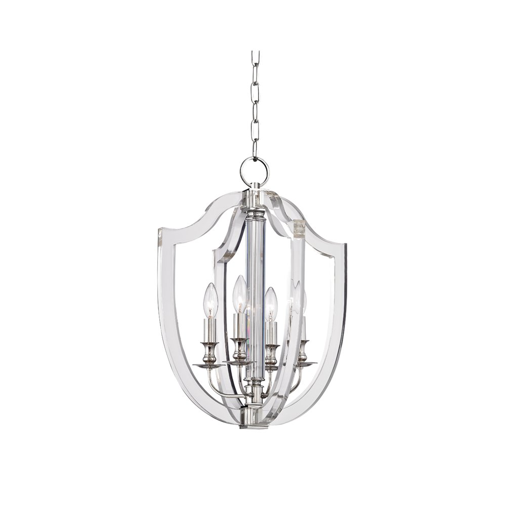 Arietta Pendant, Polished Nickel. Picture 1