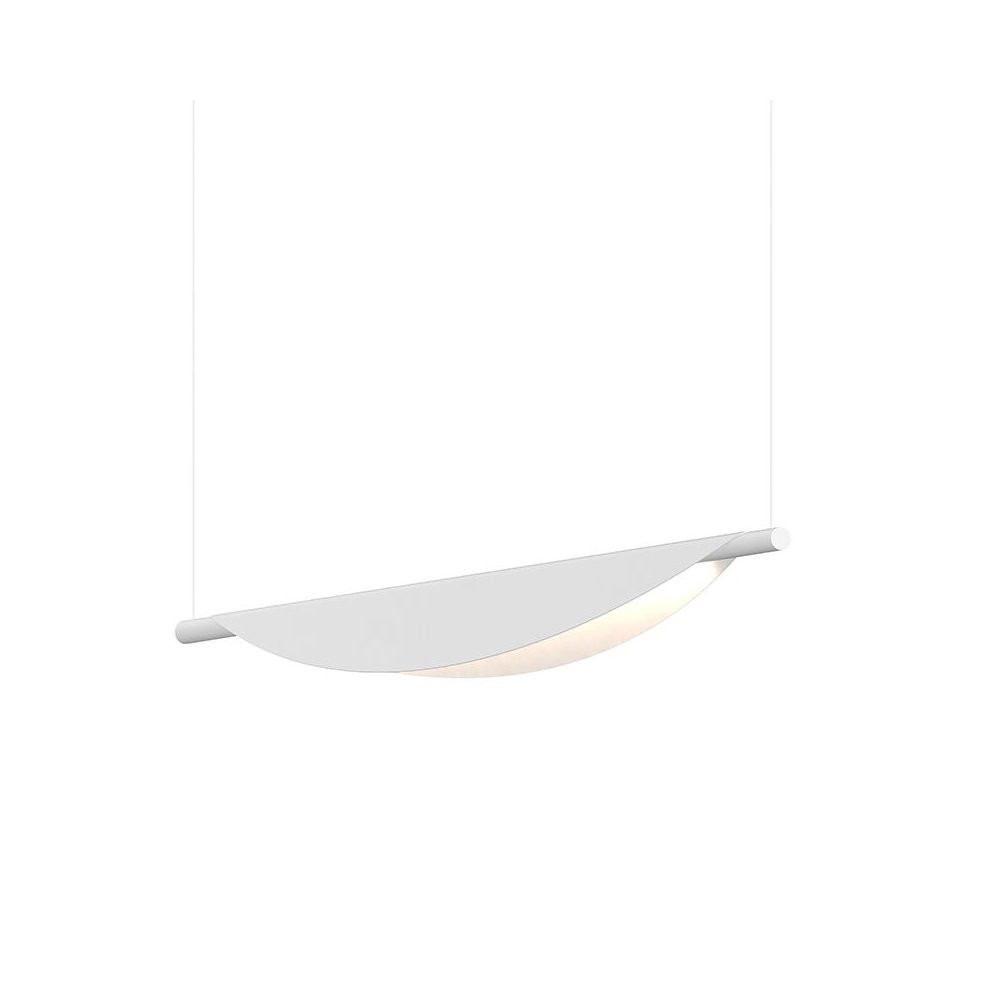 Tela Pendant, Satin White. Picture 1