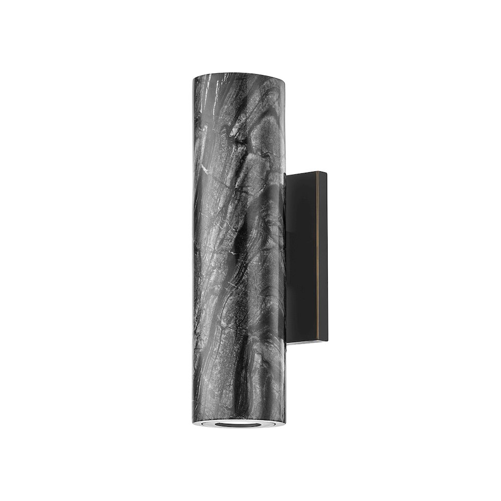 Predock Wall Sconce, Black Brass. Picture 1