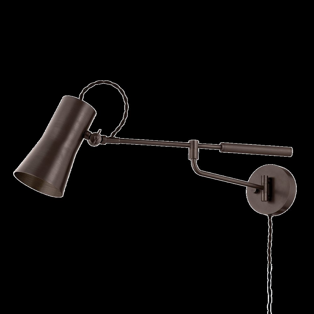Novel Plug-In Sconce, Bronze. Picture 1