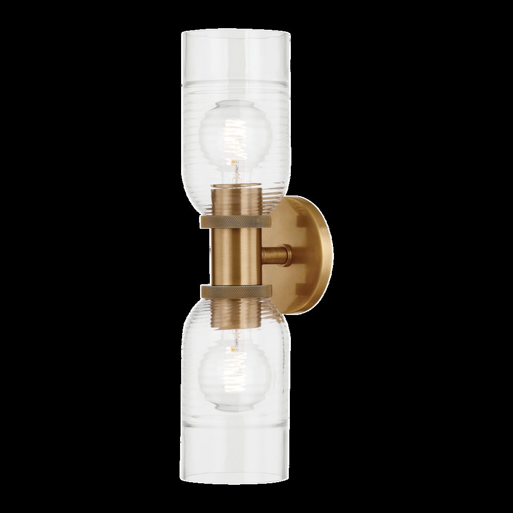 Redding Wall Sconce, Patina Brass. Picture 1