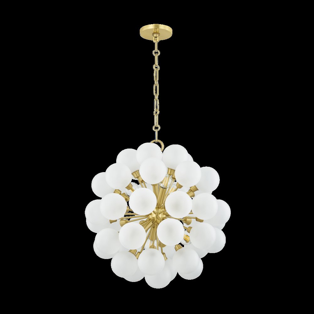 Antoneta Chandelier, Aged Brass. Picture 1