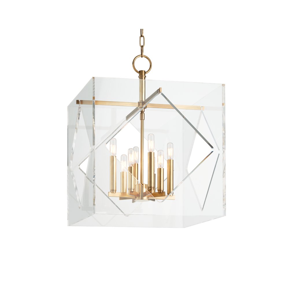 Travis Chandelier, Aged Brass. Picture 1