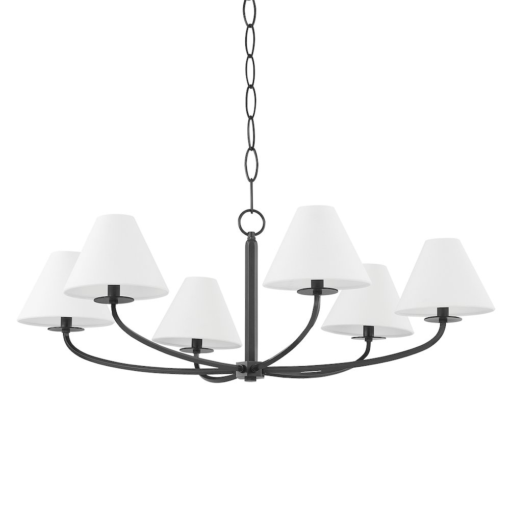 Stacey Chandelier, Old Bronze. Picture 1