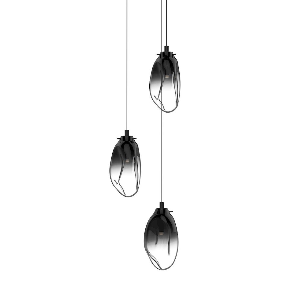 Liquid Pendant, Satin Black. Picture 1