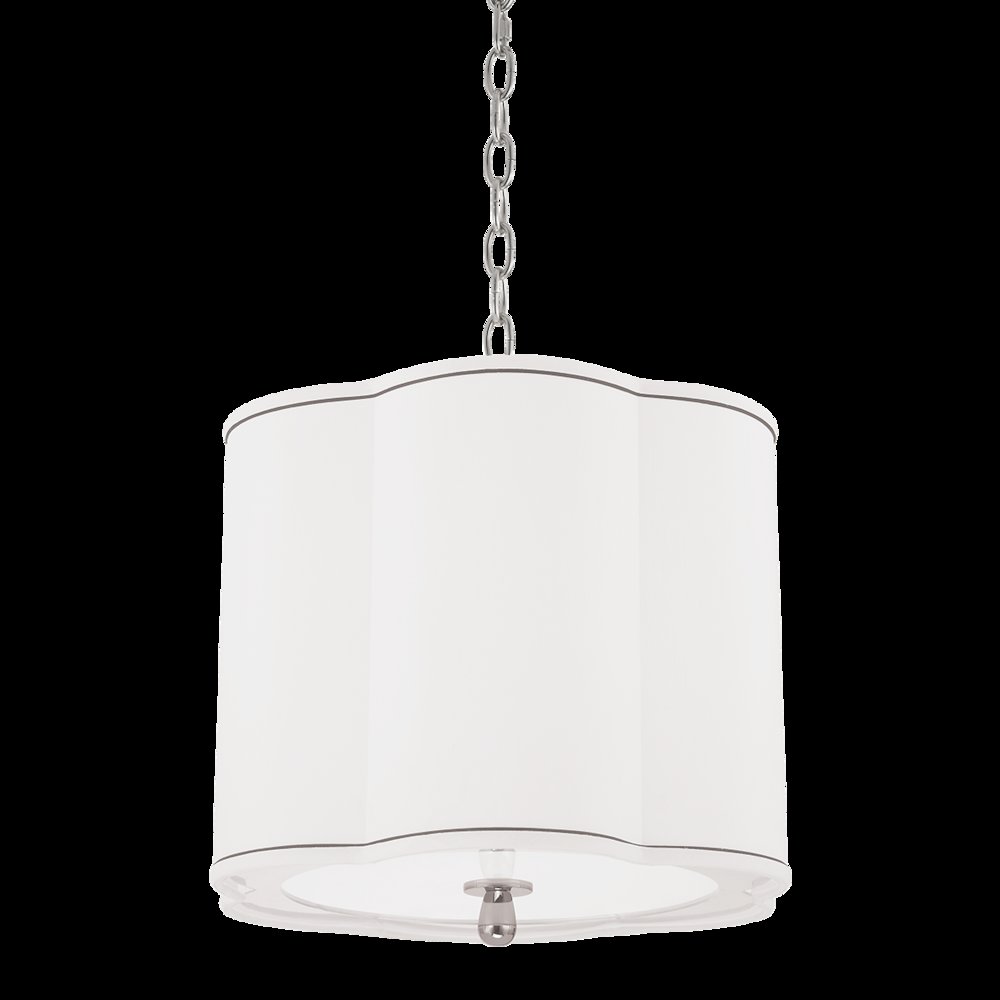 Sweeny Pendant, Polished Nickel. Picture 1