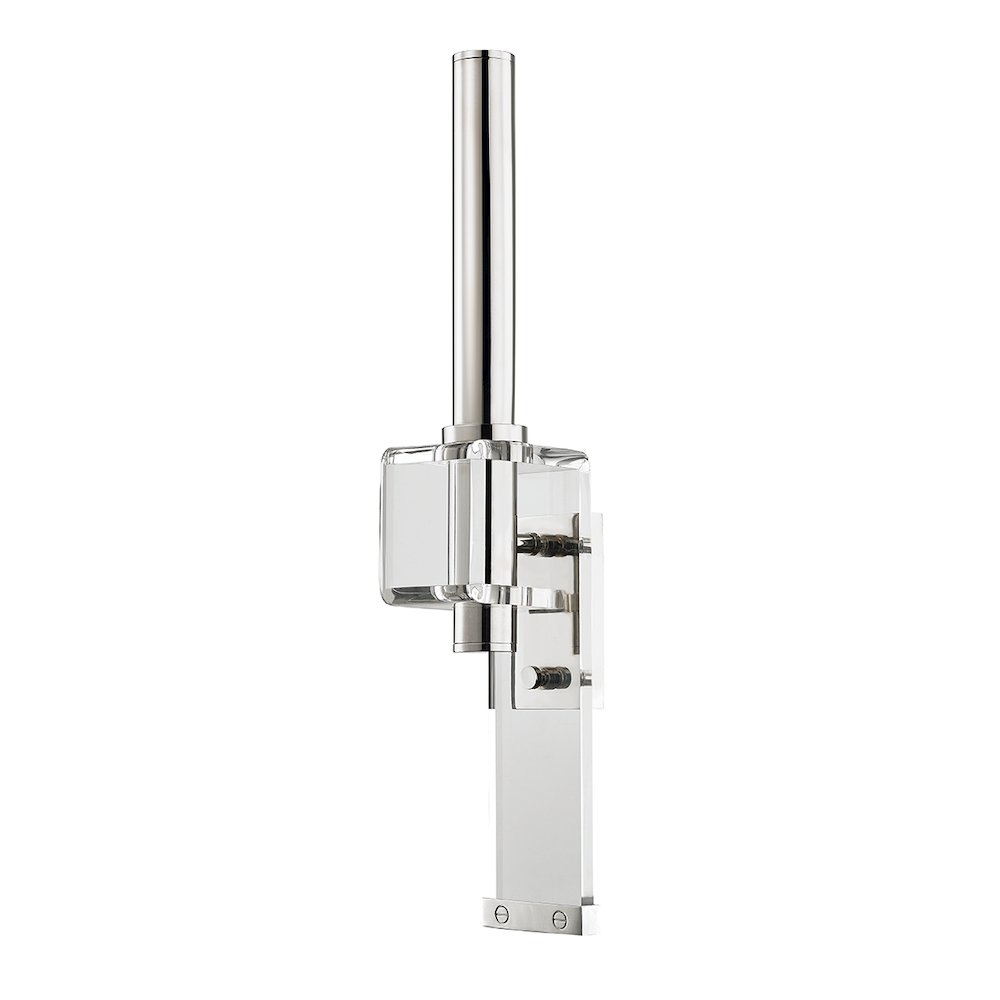 Hillcrest Wall Sconce, Polished Nickel. Picture 1
