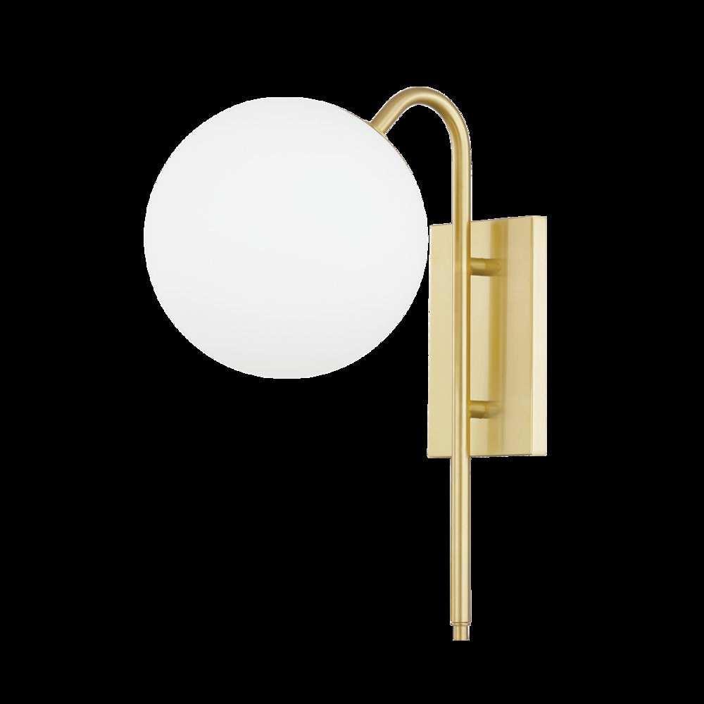 Ingrid Wall Sconce, Aged Brass. Picture 1