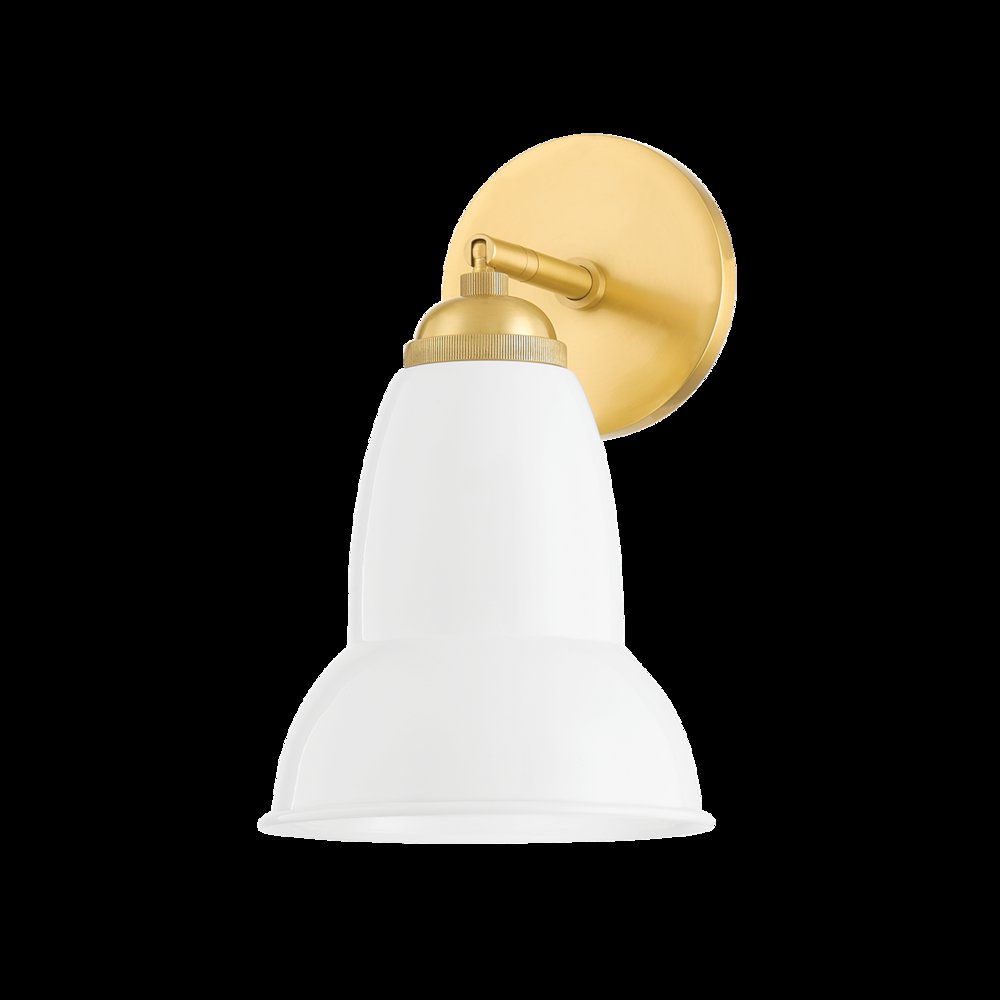 Jamila Wall Sconce, Aged Brass. Picture 1