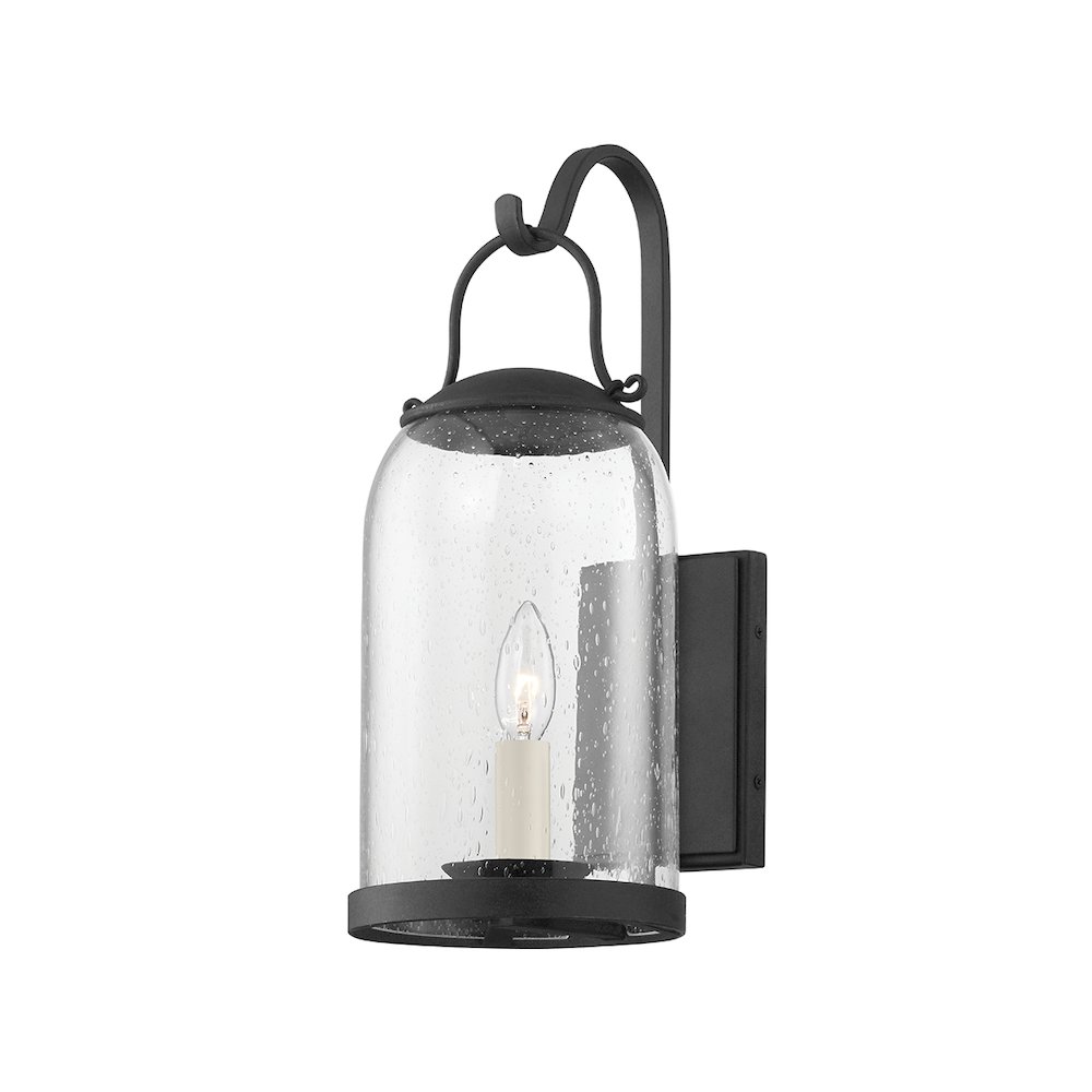 Napa County Exterior Wall Sconce, French Iron. Picture 1
