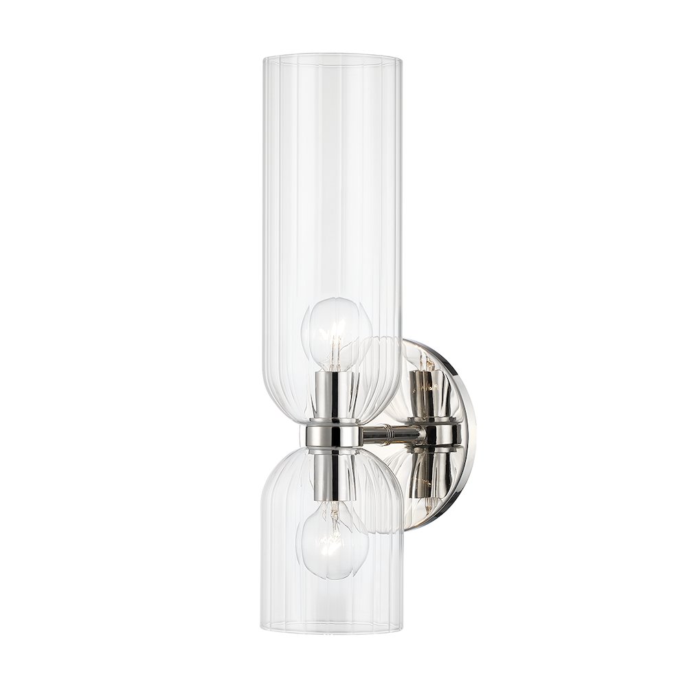 Sayville Wall Sconce, Polished Nickel. Picture 1