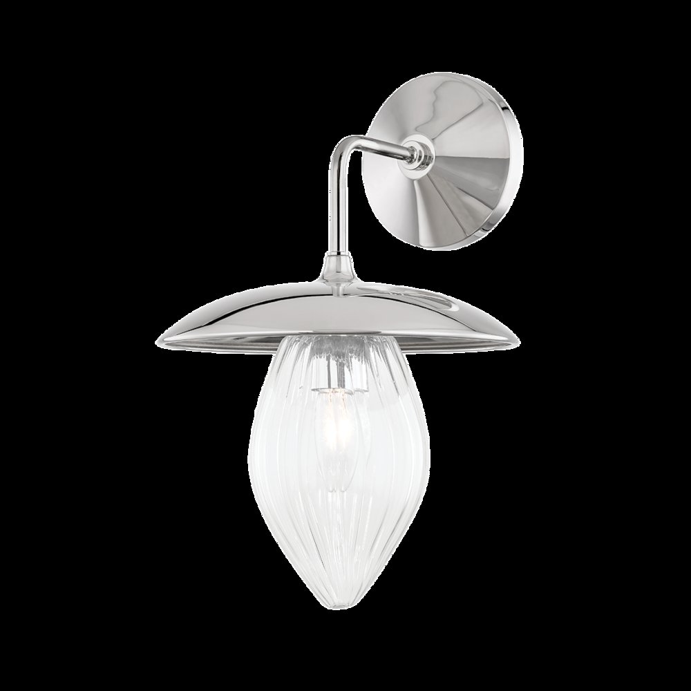 Lana Wall Sconce, Polished Nickel. Picture 1