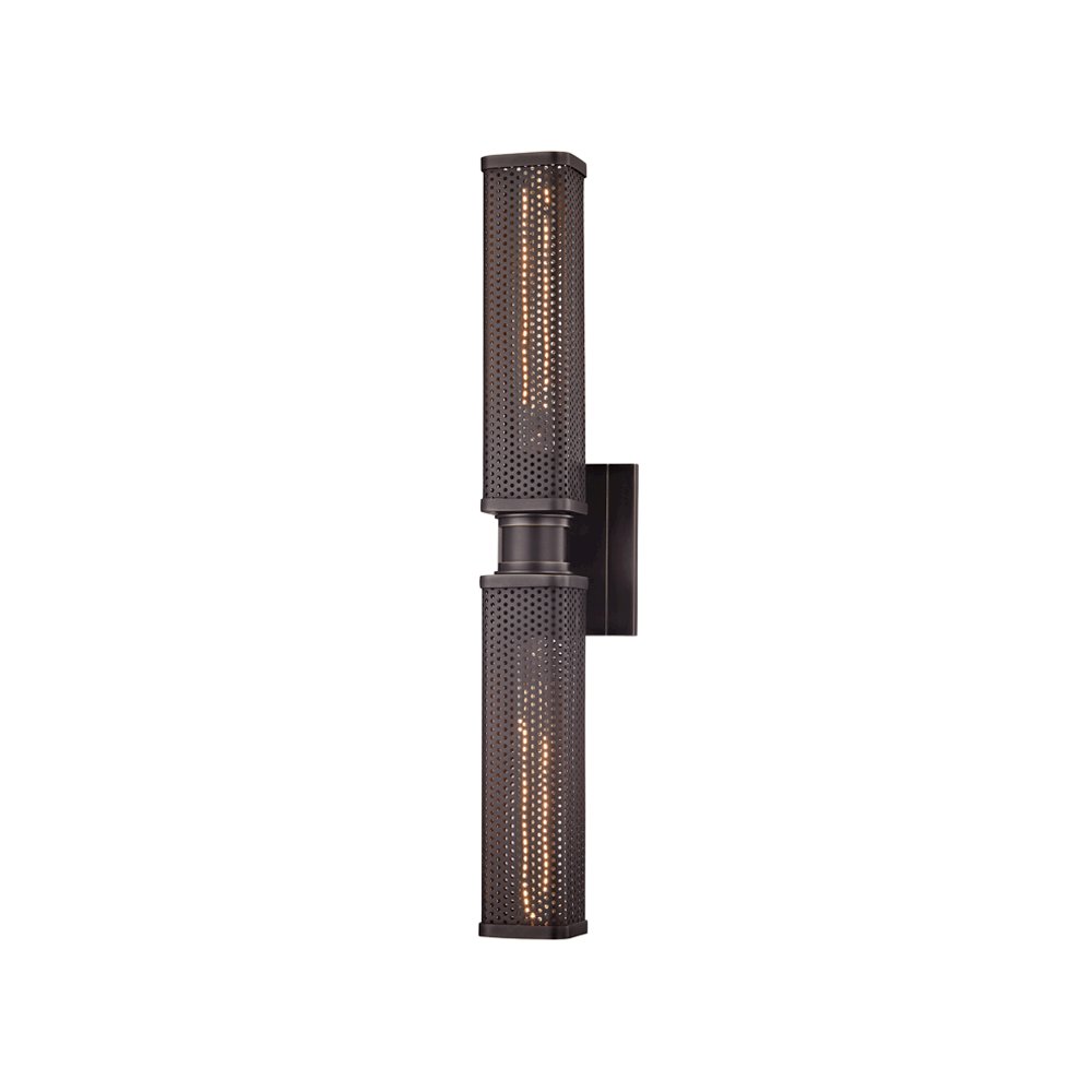 Gibbs Wall Sconce, Old Bronze. Picture 1