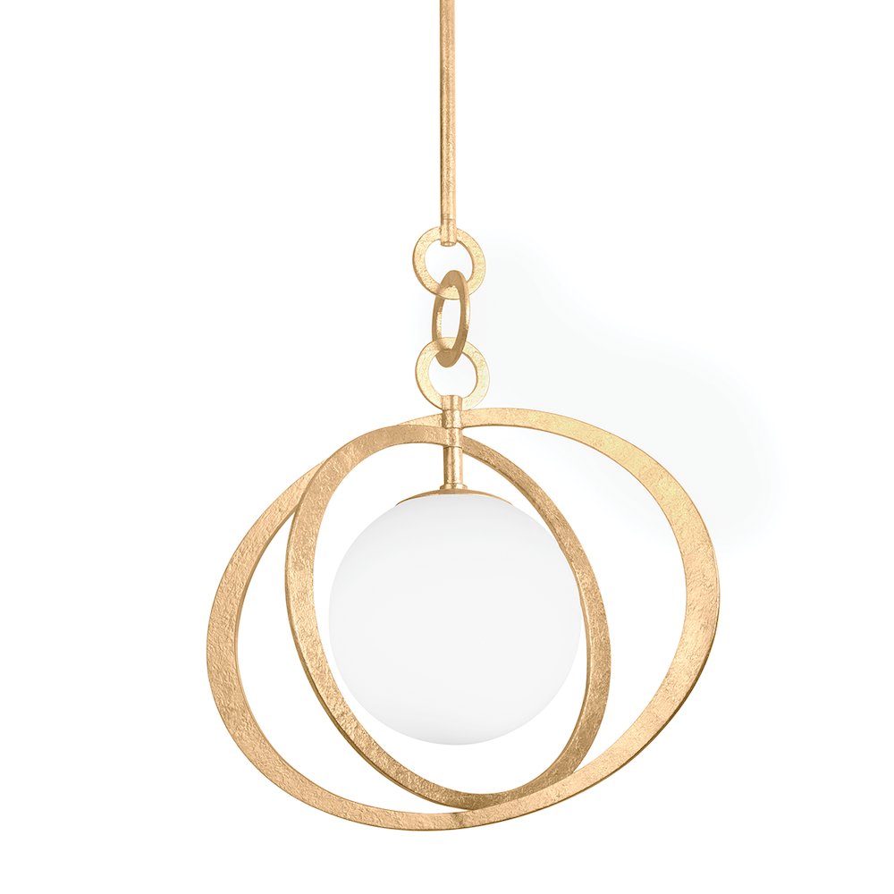 Olancha Pendant, Vintage Gold Leaf. Picture 1