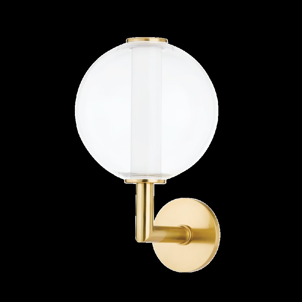 Richford Wall Sconce, Aged Brass. Picture 1