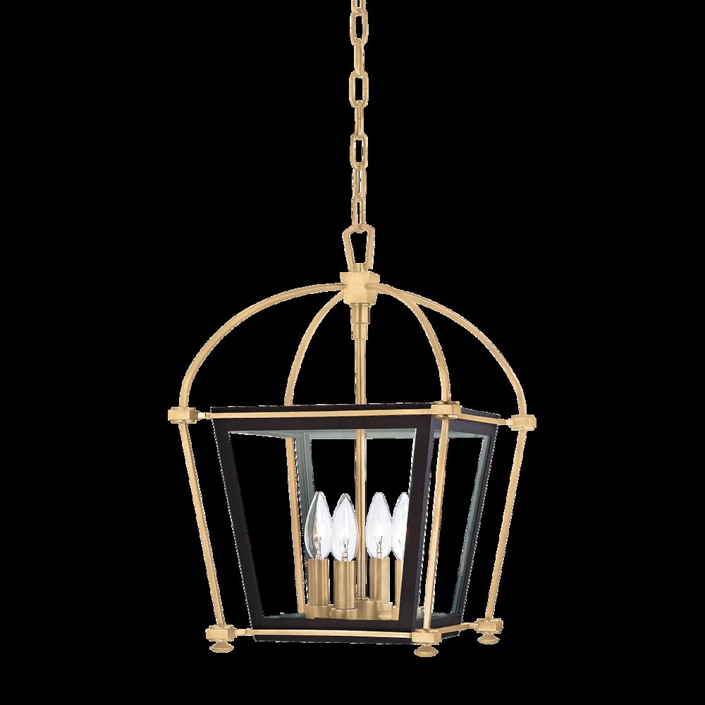 Hollis Lantern, Aged Brass. Picture 1