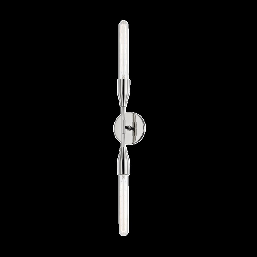 Tara Wall Sconce, Polished Nickel. Picture 1