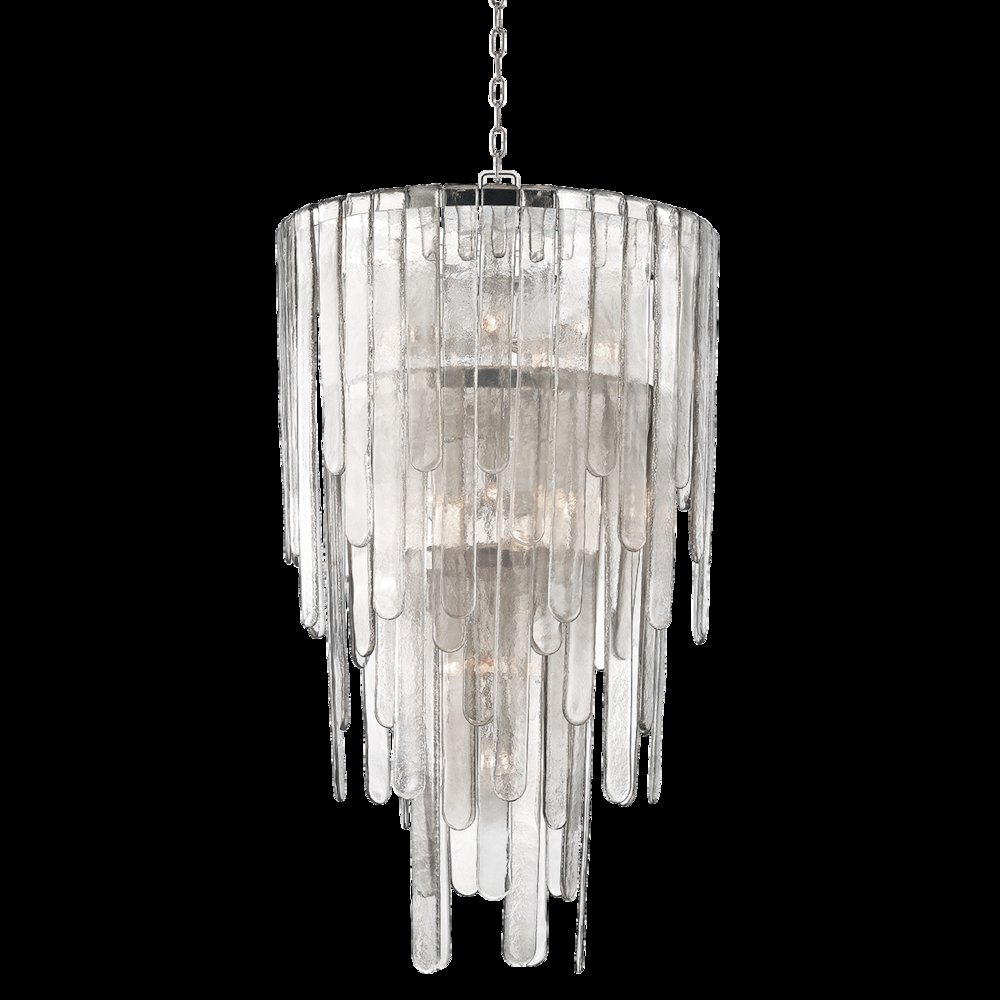 Fenwater Chandelier, Polished Nickel. Picture 1