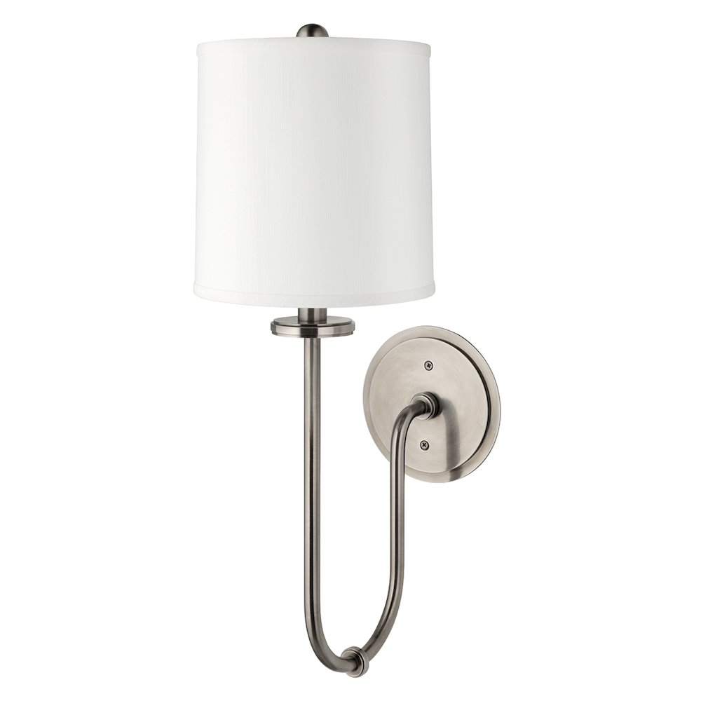 Jericho Wall Sconce, Historic Nickel. Picture 1
