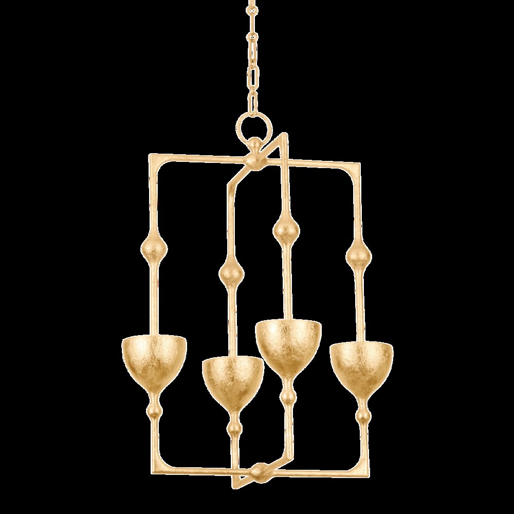 Antalya Lantern, Vintage Gold Leaf. Picture 1