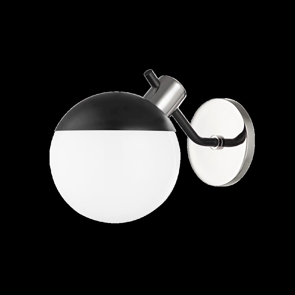 Miranda Wall Sconce, Polished Nickel. Picture 1