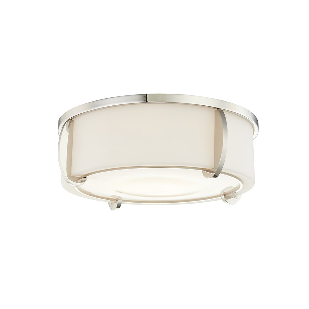 Talon Flush Mount, Polished Nickel. Picture 1