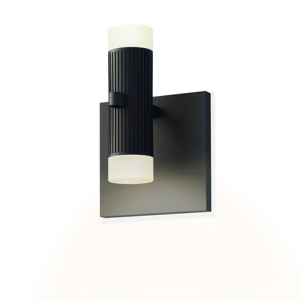 Suspenders Wall Sconce, Satin Black. Picture 1