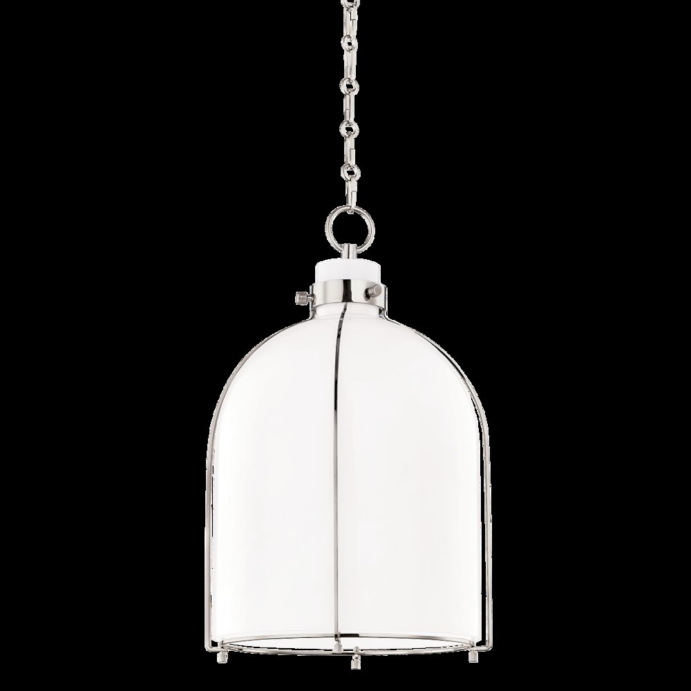 Eldridge Pendant, Polished Nickel. Picture 1