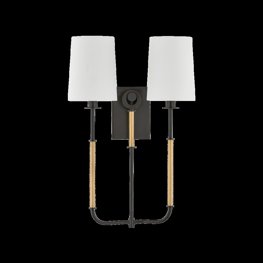 Glenmont Wall Sconce, Aged Brass. Picture 1