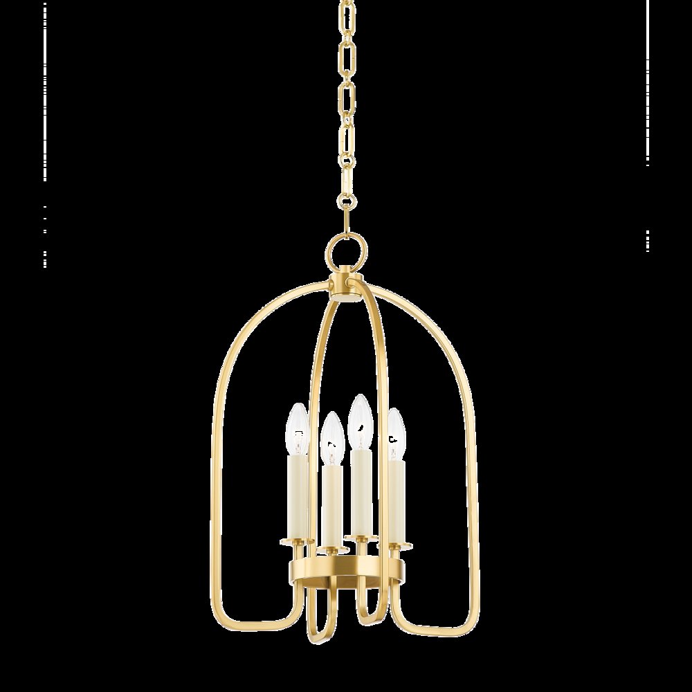 Oakville Lantern, Aged Brass. Picture 1